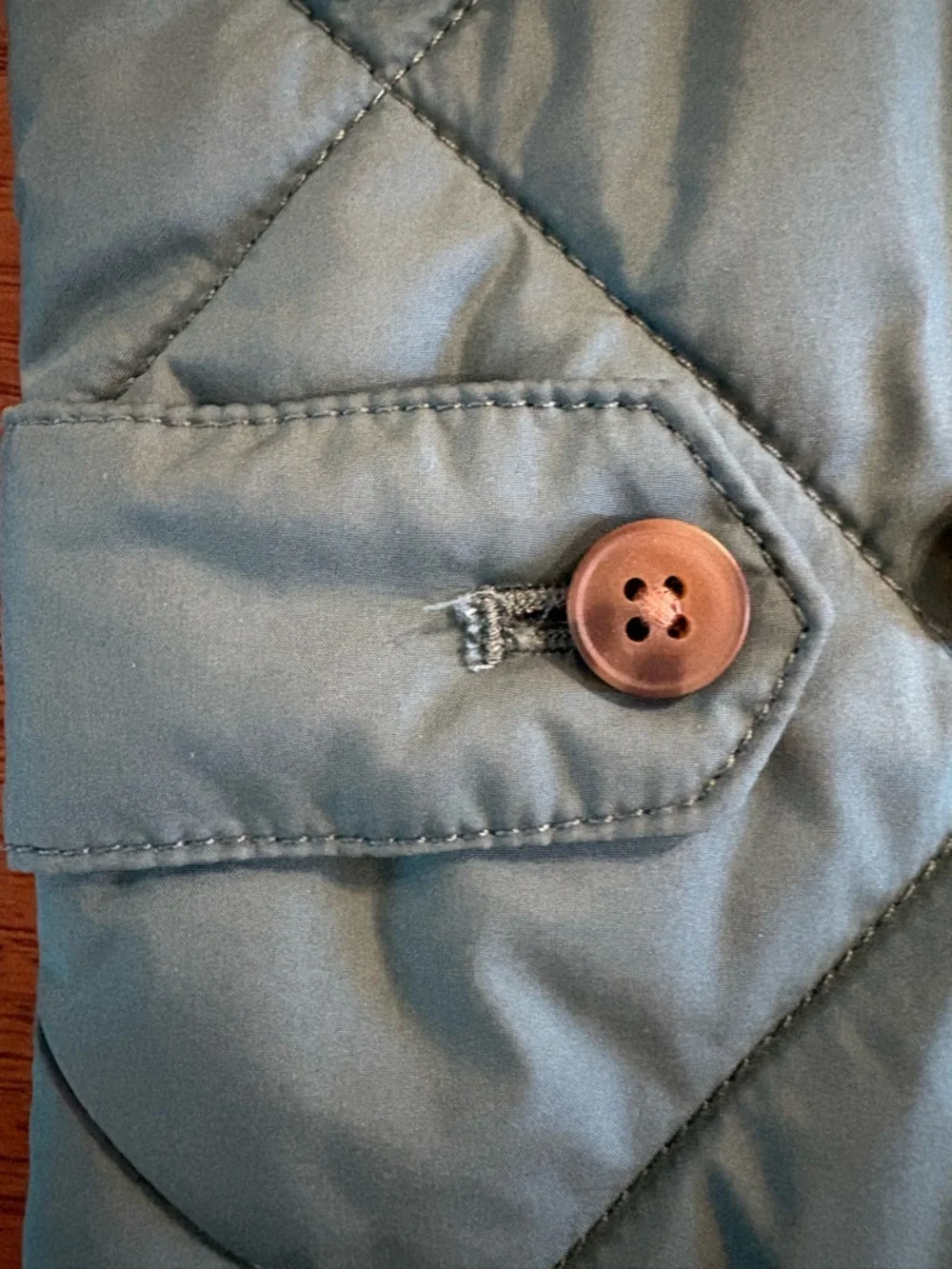 J.Crew Re-Imagined Quilted Vest Large Green
